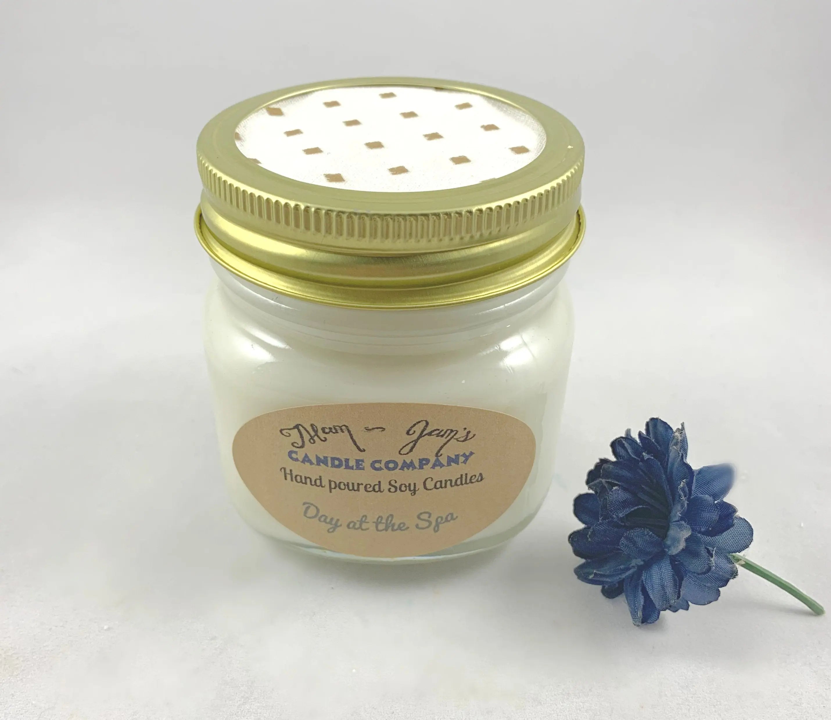 Day at the Spa Soy Candle – Clean & Calming Scent | Mam Jam’s Mam Jam's Candle Company
