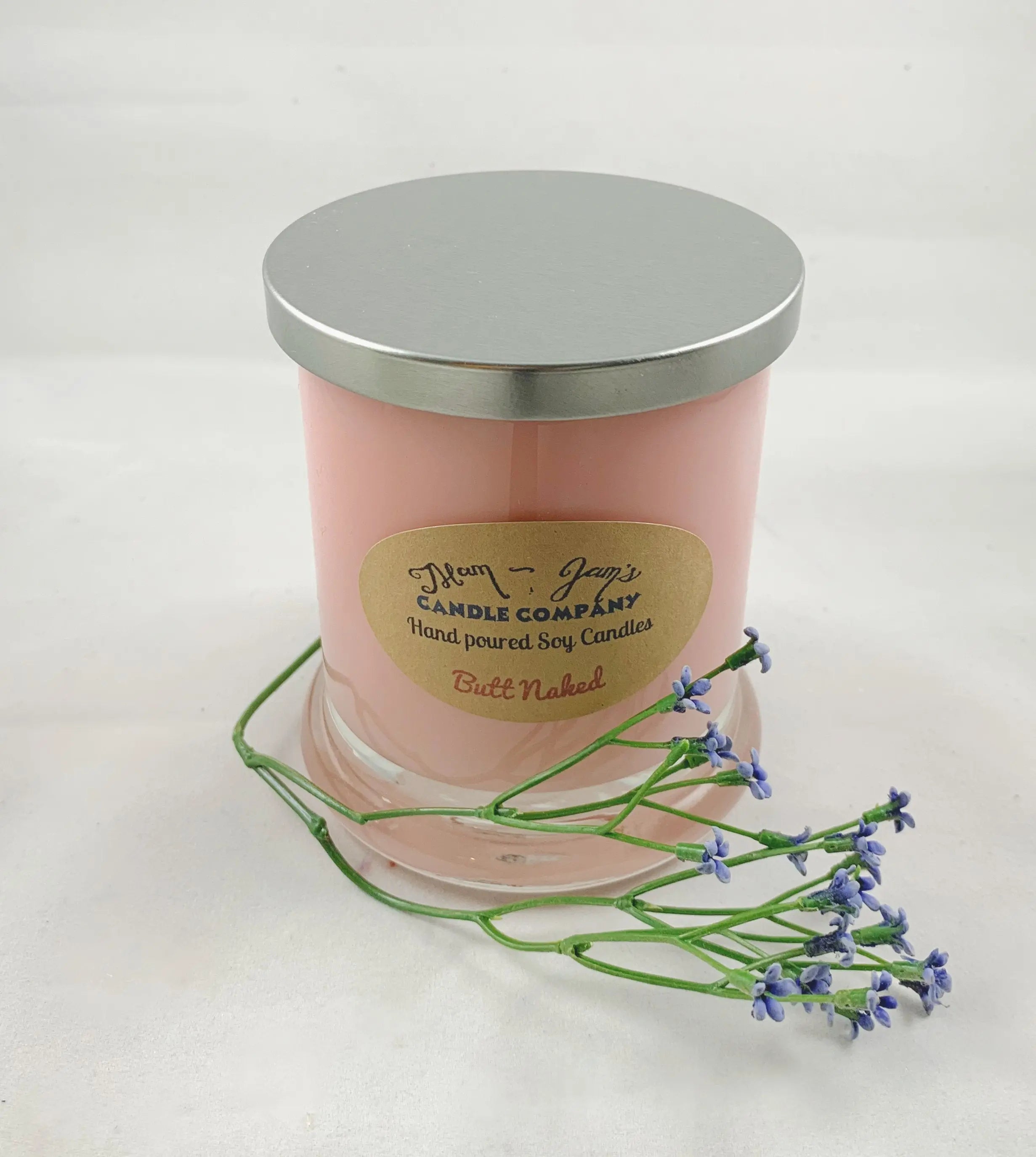 Butt Naked Soy Candle – Tropical & Fruity Scent | Mam Jam’s Mam Jam's Candle Company