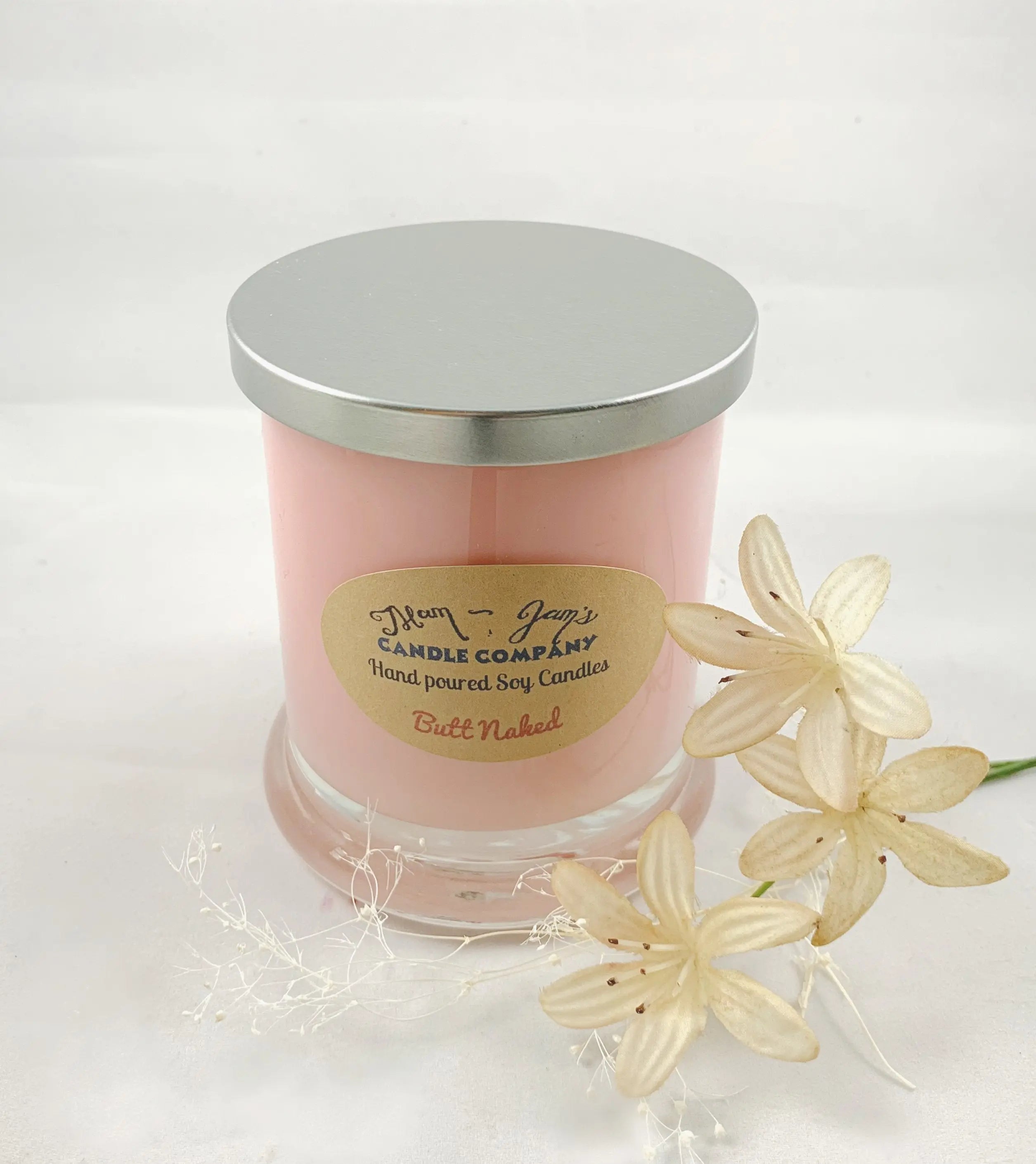 Butt Naked Soy Candle – Tropical & Fruity Scent | Mam Jam’s Mam Jam's Candle Company