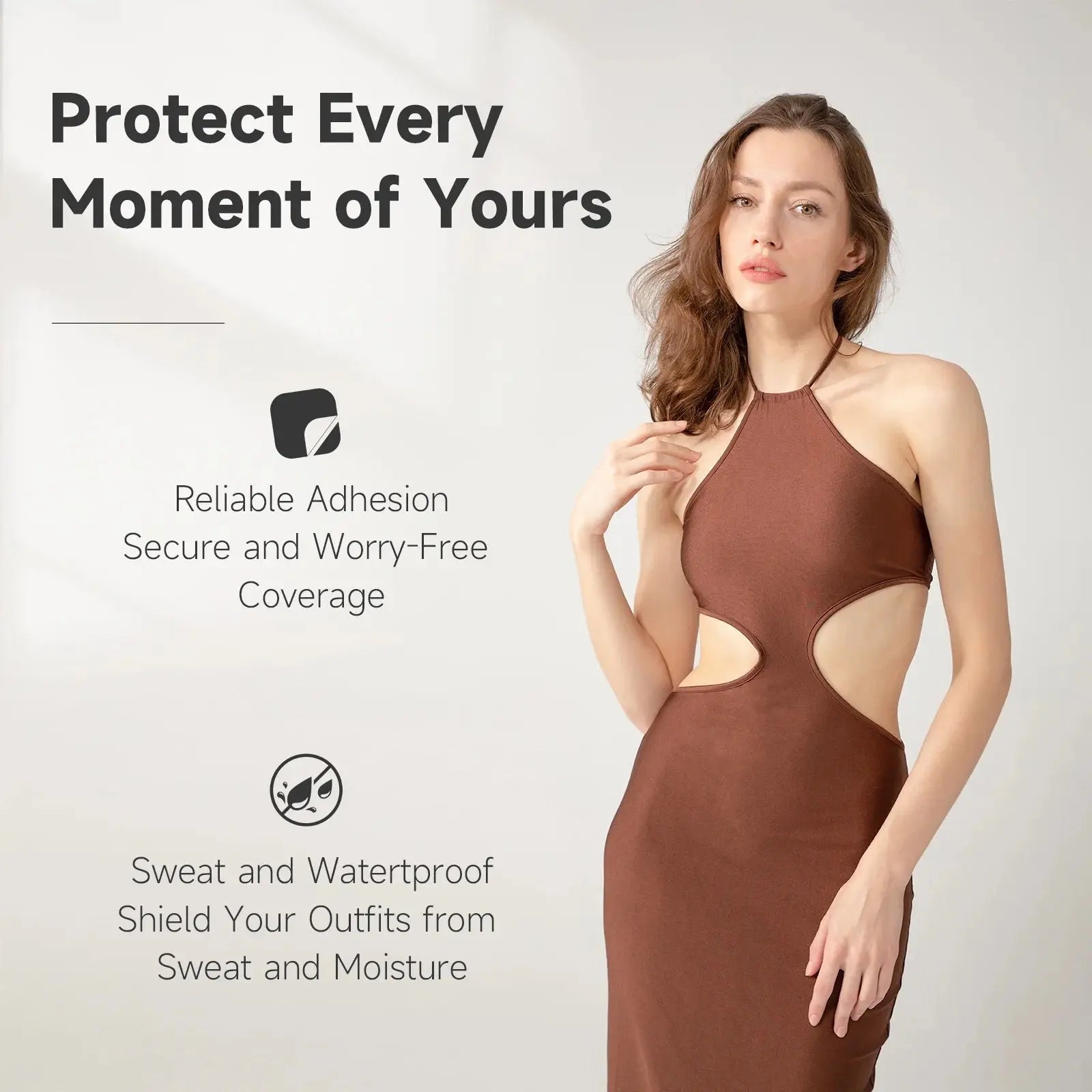 1 Pair Reusable Breast Petal, Nipple Covers Made from Silicone, Adhesive Silicone Nipple Pasty Set