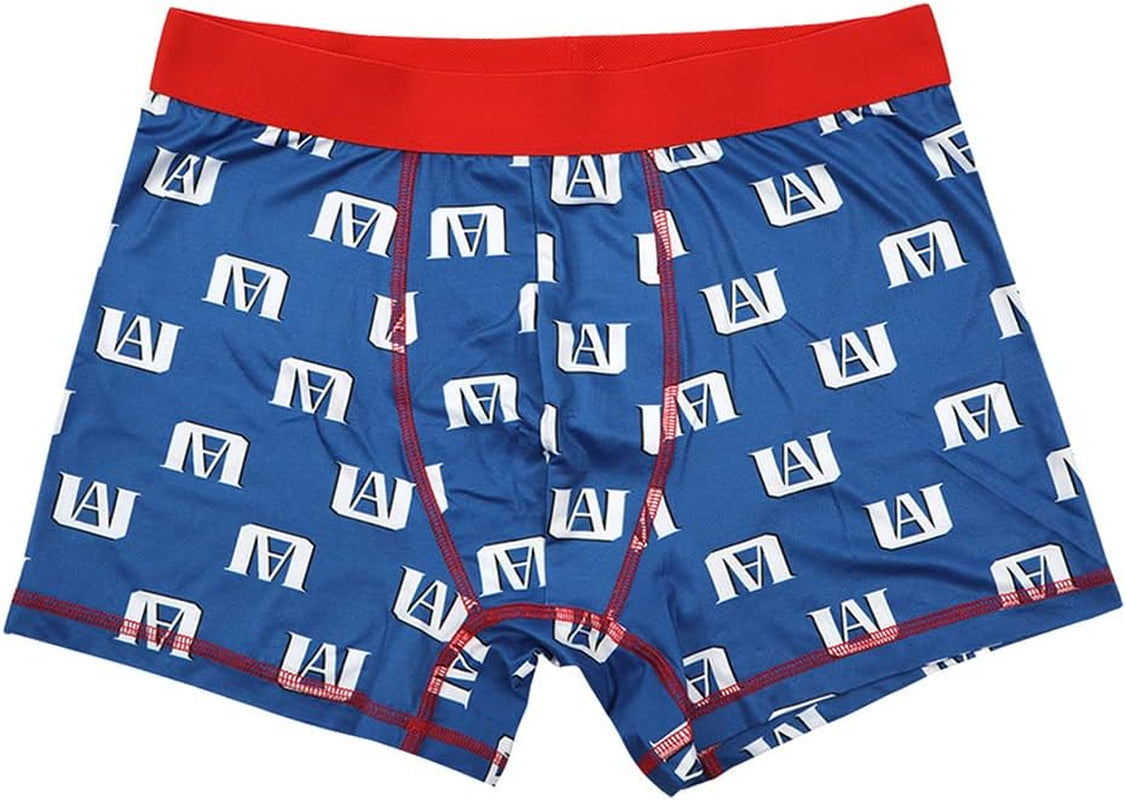 My Hero Academia Anime Cartoon Mens Boxer Shorts Underwear 3Pk Boxer Briefs Set