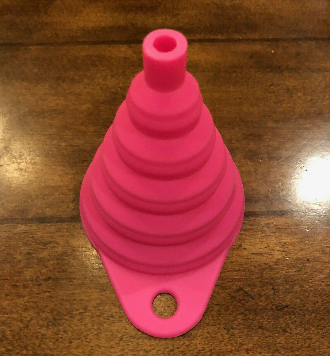 Foldable Funnel Silicone Rubber Collapsible Water Bottle Liquid Oil Transfer New