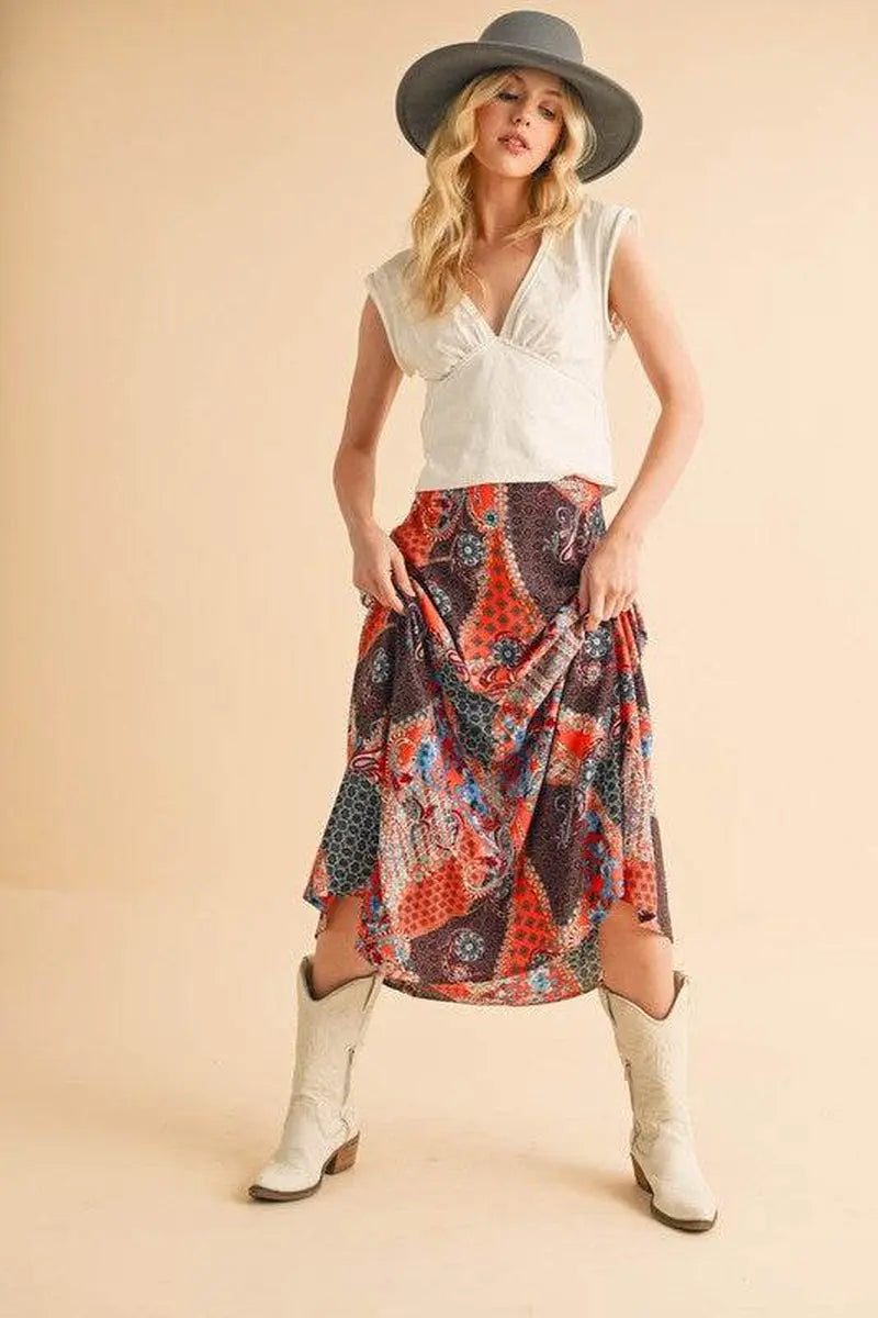 Bradyn Print Skirt