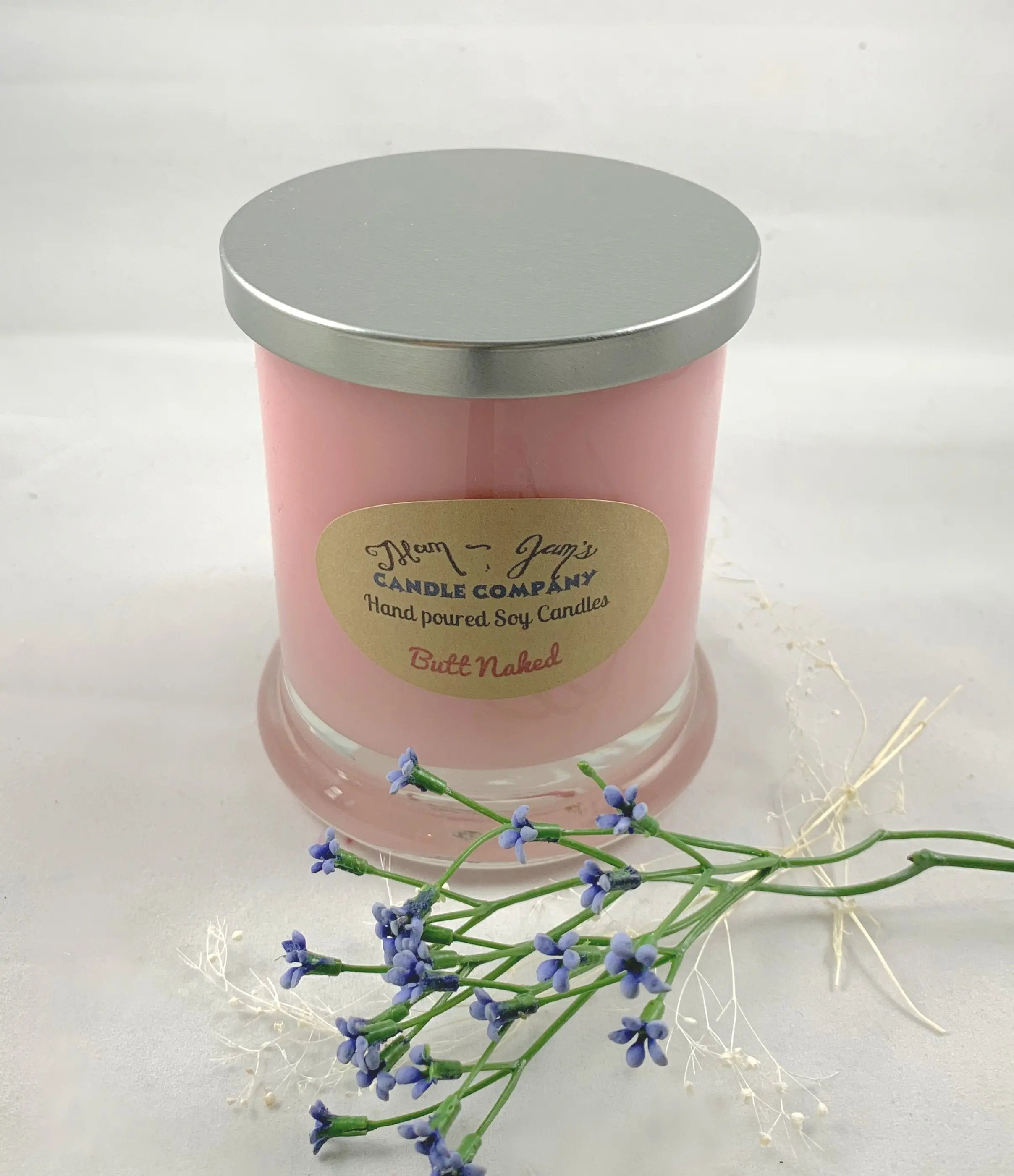 Butt Naked Soy Candle – Tropical & Fruity Scent | Mam Jam’s Mam Jam's Candle Company