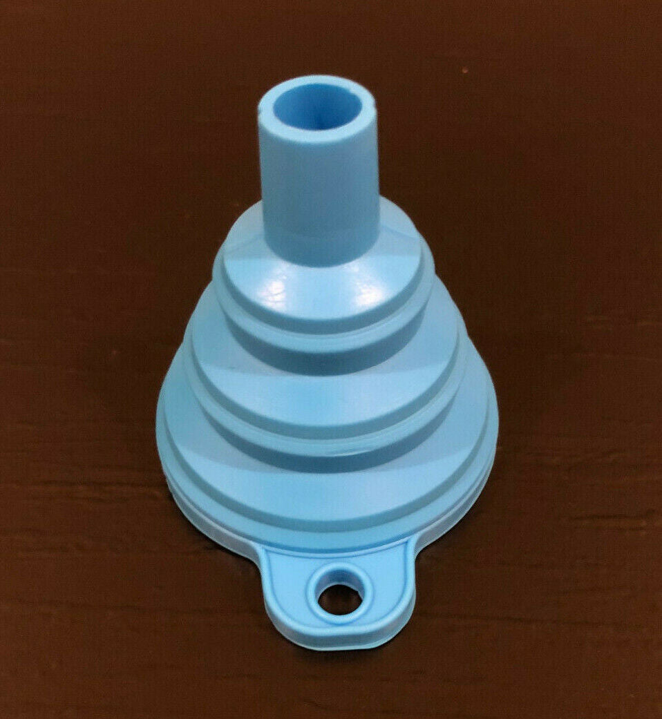 Foldable Funnel Silicone Rubber Collapsible Water Bottle Liquid Oil Transfer New