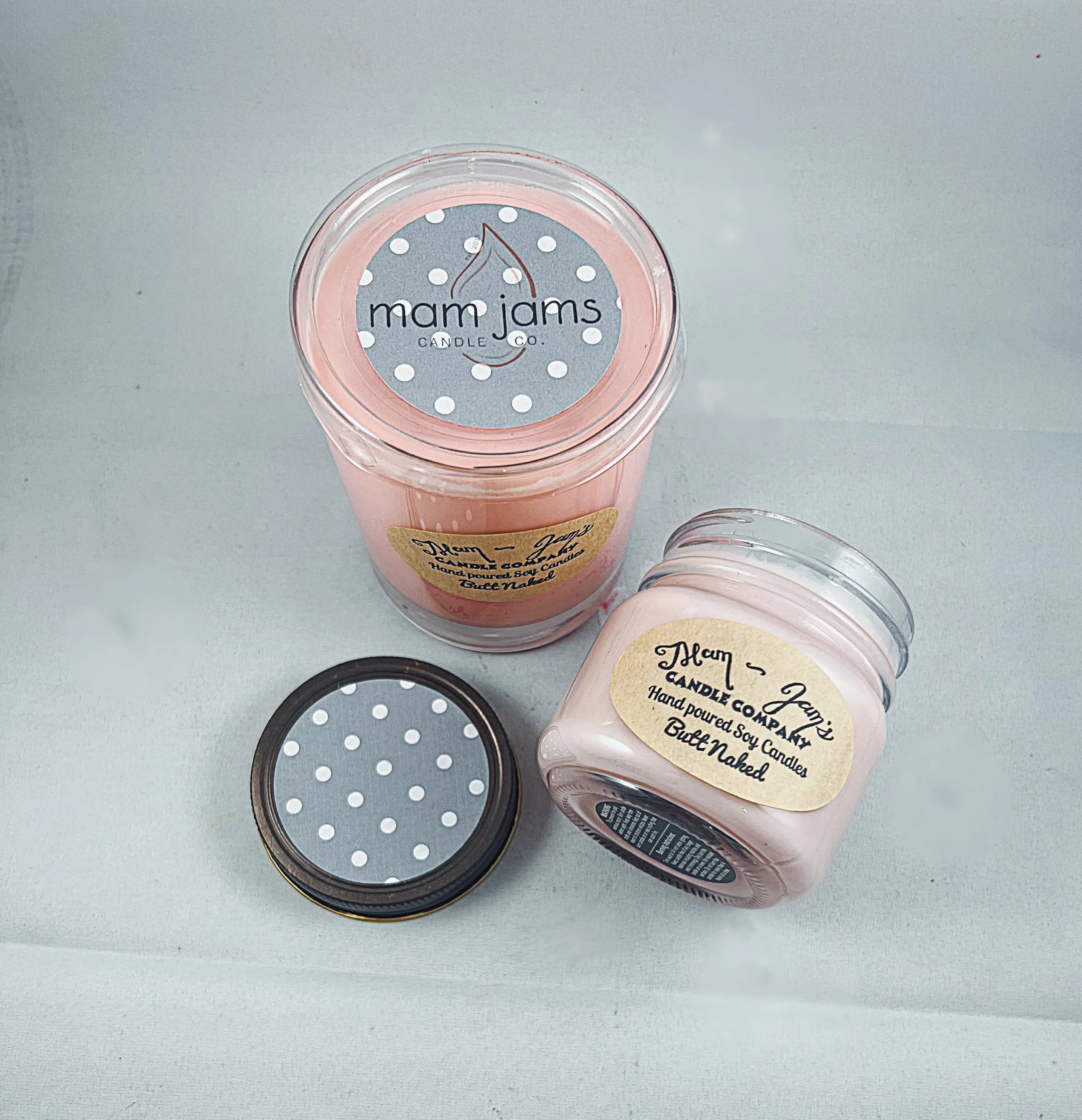 Butt Naked Soy Candle – Tropical & Fruity Scent | Mam Jam’s Mam Jam's Candle Company