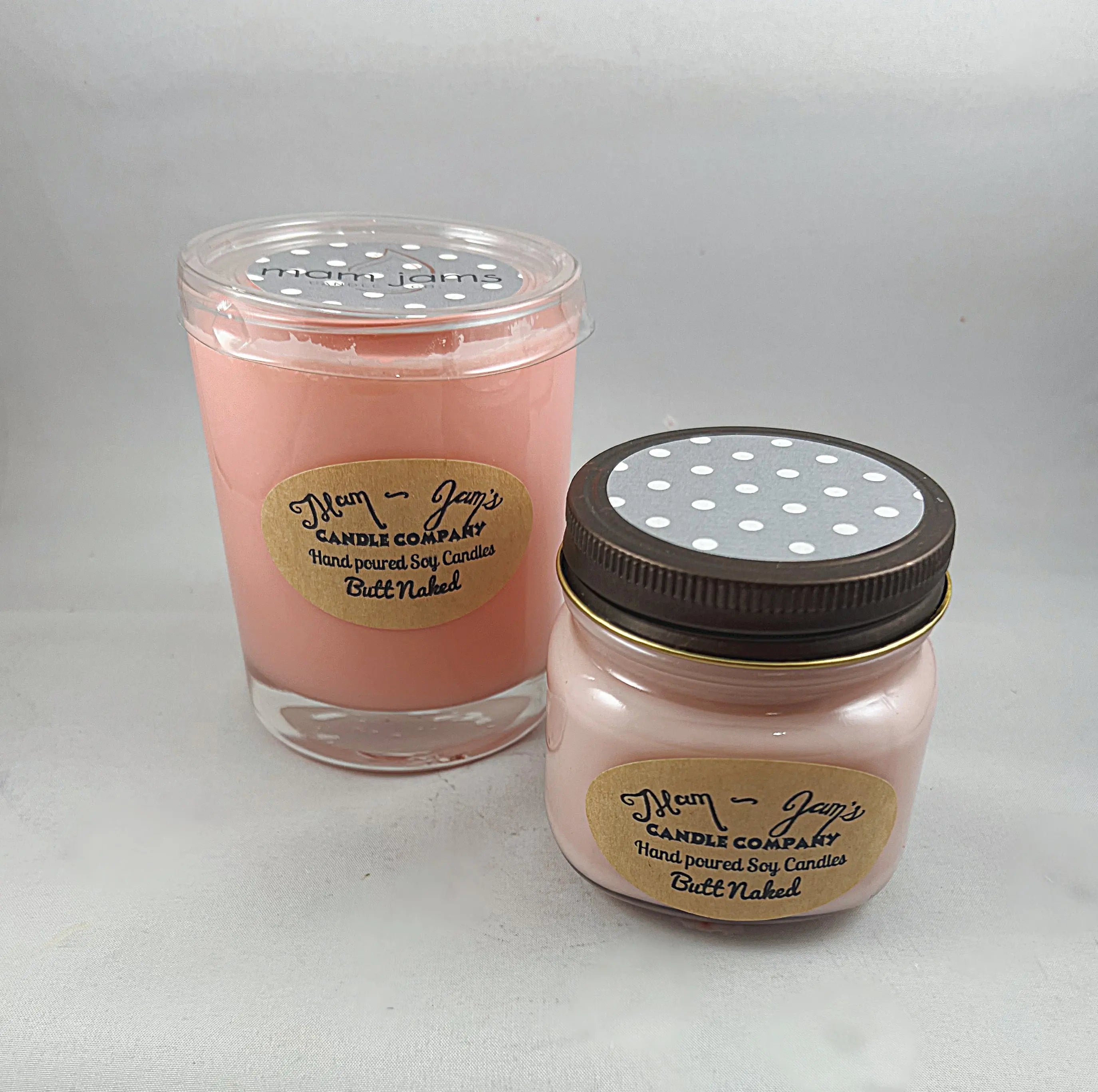 Butt Naked Soy Candle – Tropical & Fruity Scent | Mam Jam’s Mam Jam's Candle Company