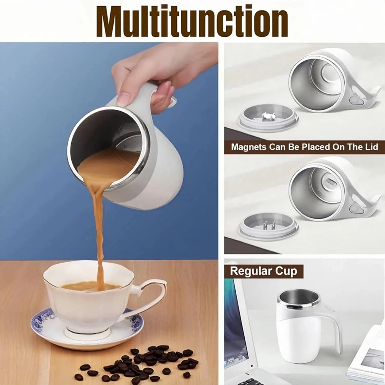 Automatic Magnetic Stirring Coffee Mug,