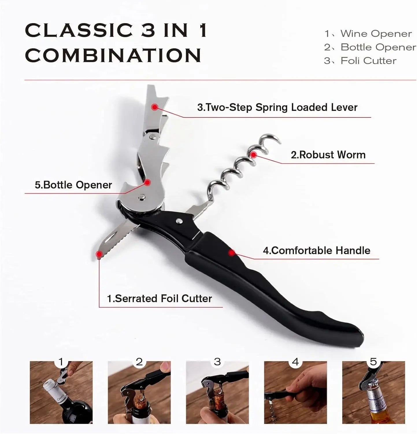 Bottle Opener, Multifunctional Blue and Grey Jar Opener, Jar Openers for Seniors