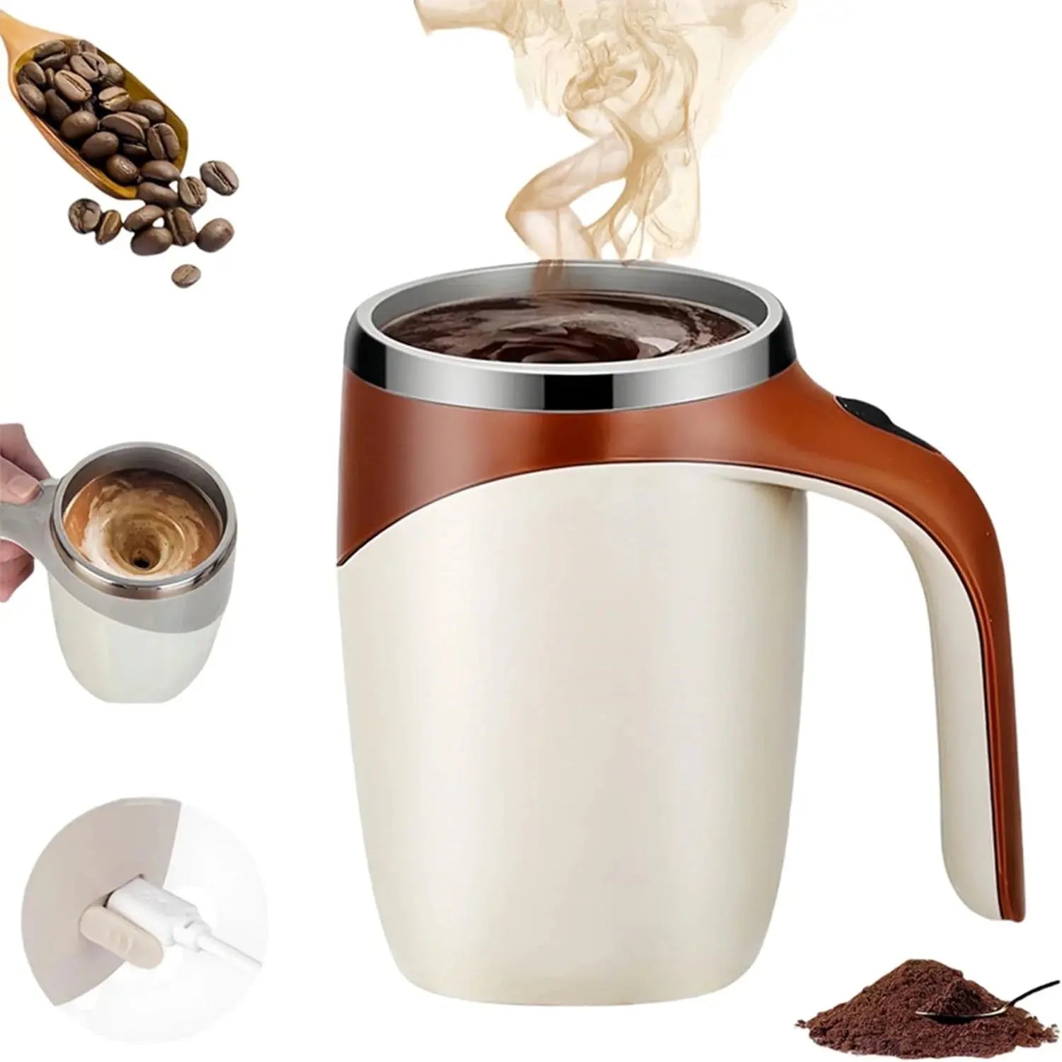 Automatic Magnetic Stirring Coffee Mug,