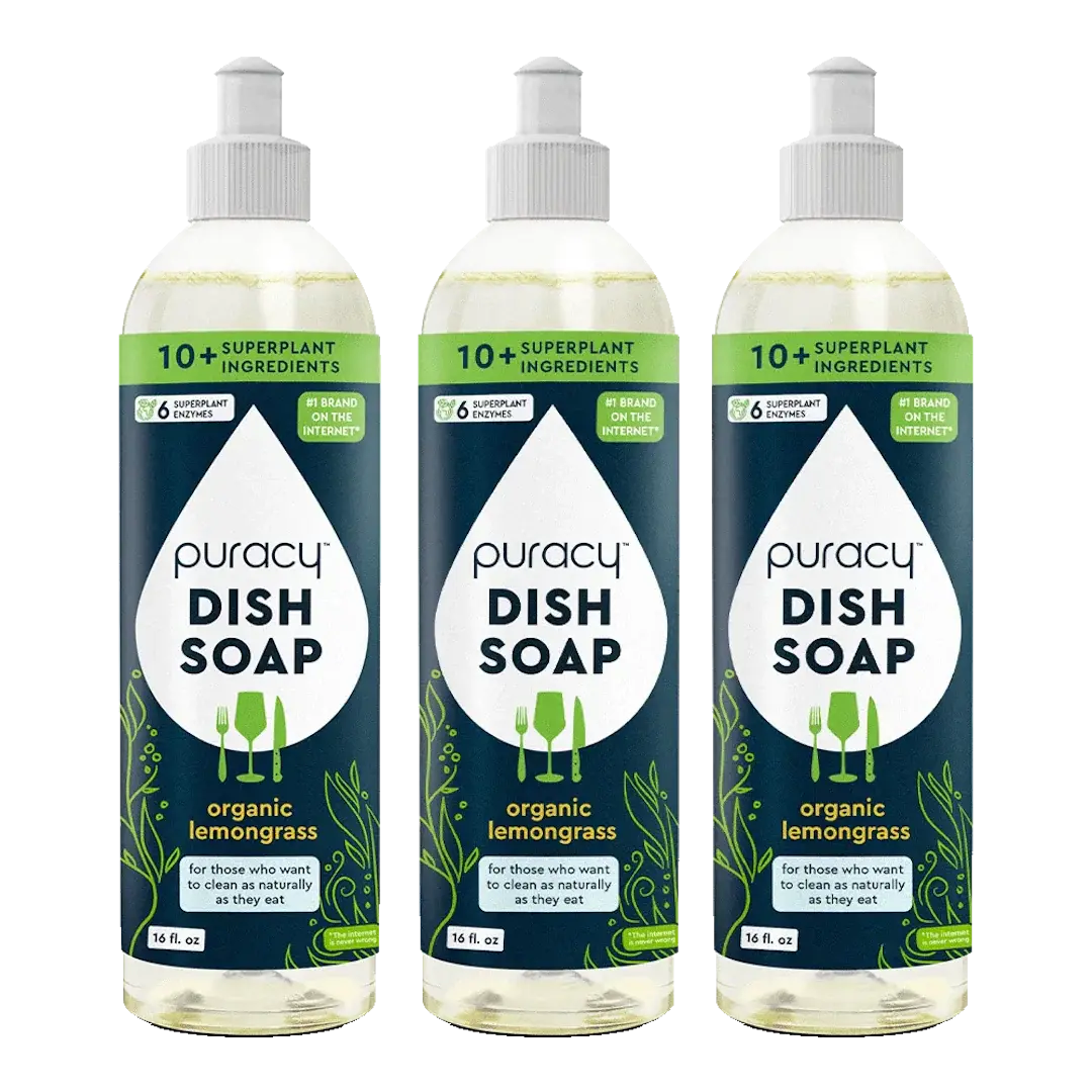 Plant-Based Dish Soap: The Concentrated, Gentle Grease-Fighter Puracy