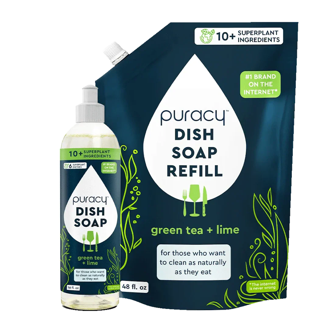 Plant-Based Dish Soap: The Concentrated, Gentle Grease-Fighter