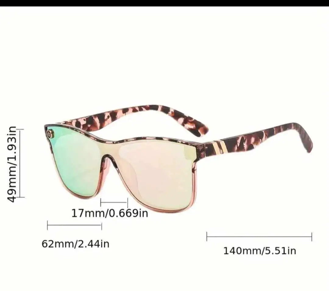 Trendy Leopard Pattern Frame Eyeglasses for Women & Men - Light Blocking Glasses Dias Dazzling Discoveries