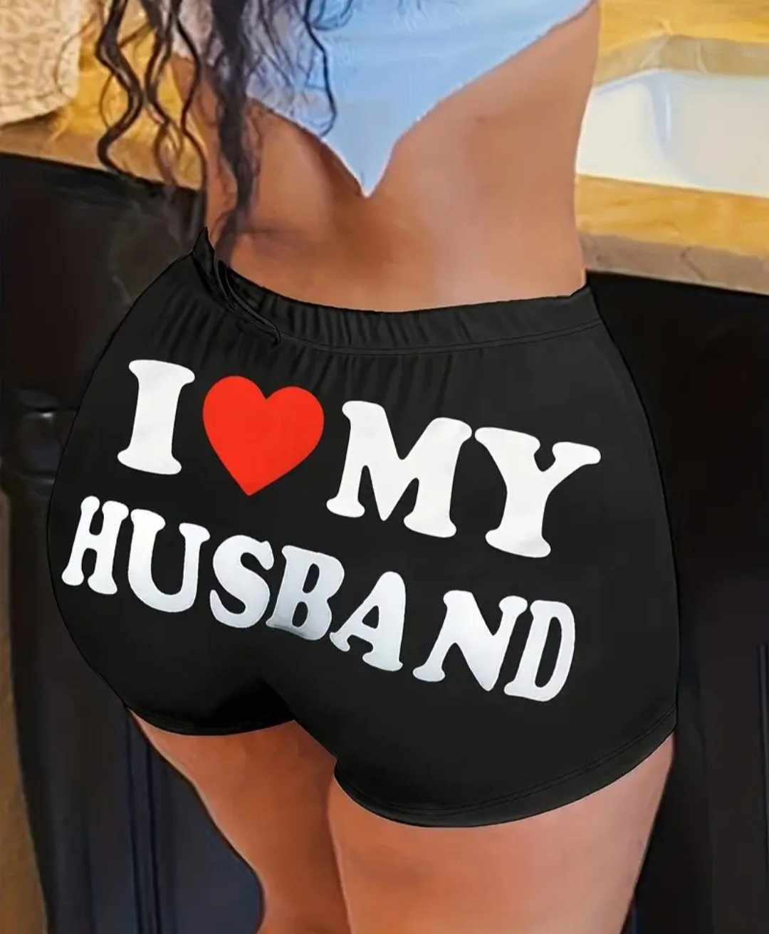 Ladies I Love my Husband Shorts
