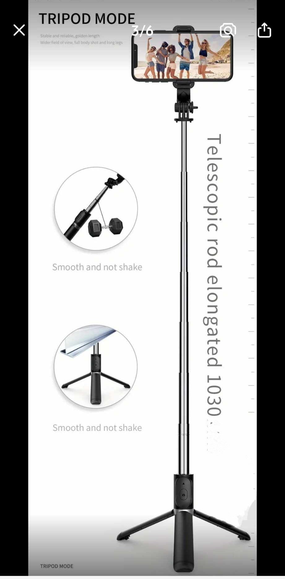 ✨ Dias Dazzling Discoveries: Tripod Selfie Stick Travel Tripod (40-Inch, Black) Dias Dazzling Discoveries