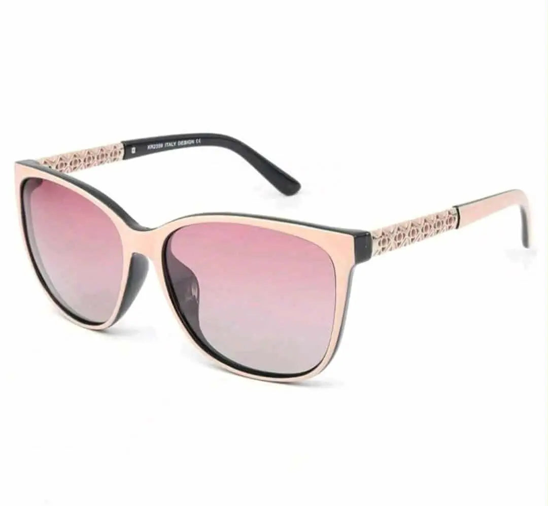 Tortoise Shell pattern Flat Top-unisex. Polarized lens- Sunglasses Dias Dazzling Discoveries