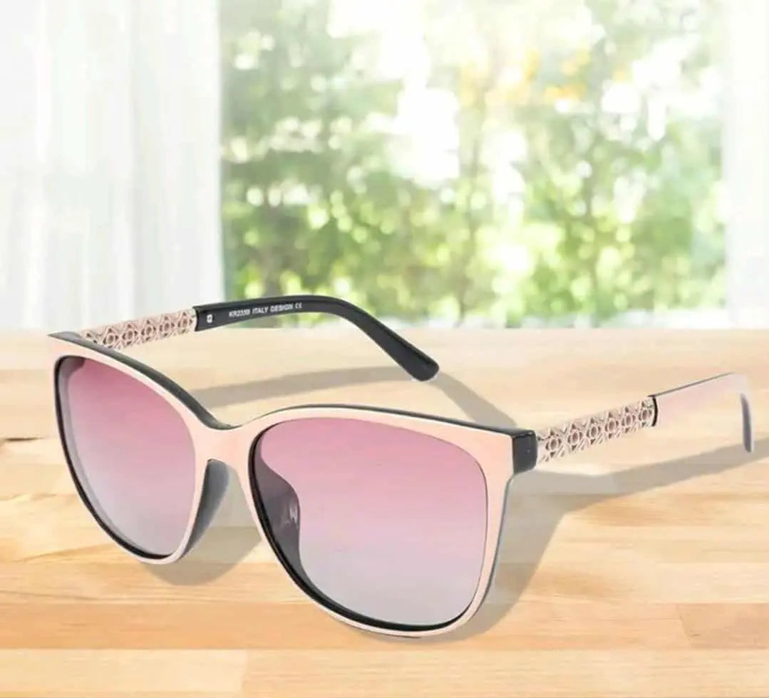 Tortoise Shell pattern Flat Top-unisex. Polarized lens- Sunglasses Dias Dazzling Discoveries