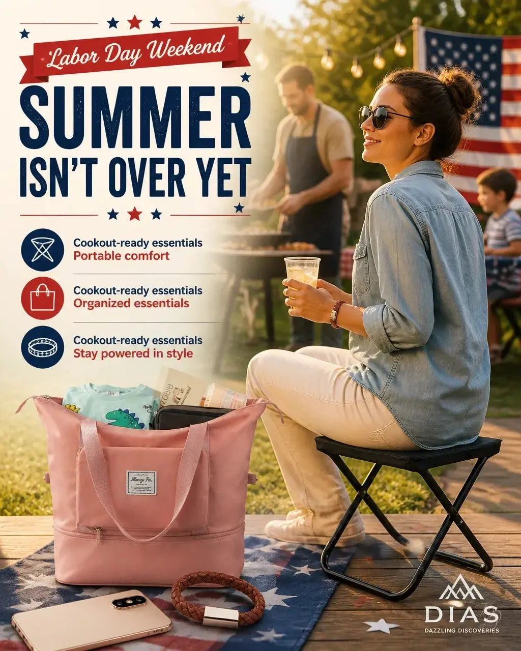 Labor Day Weekend cookout essentials from the Dazzling Parents Toolkit