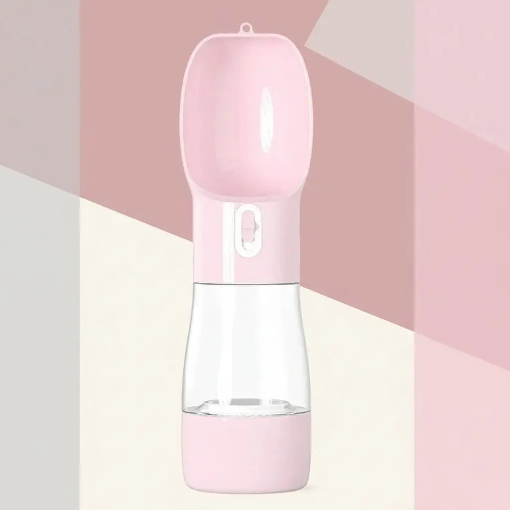 "2-in-1 "No-Mess" Pet Portable Water & Snack Dispenser for Adventures Leak-Proof CJ