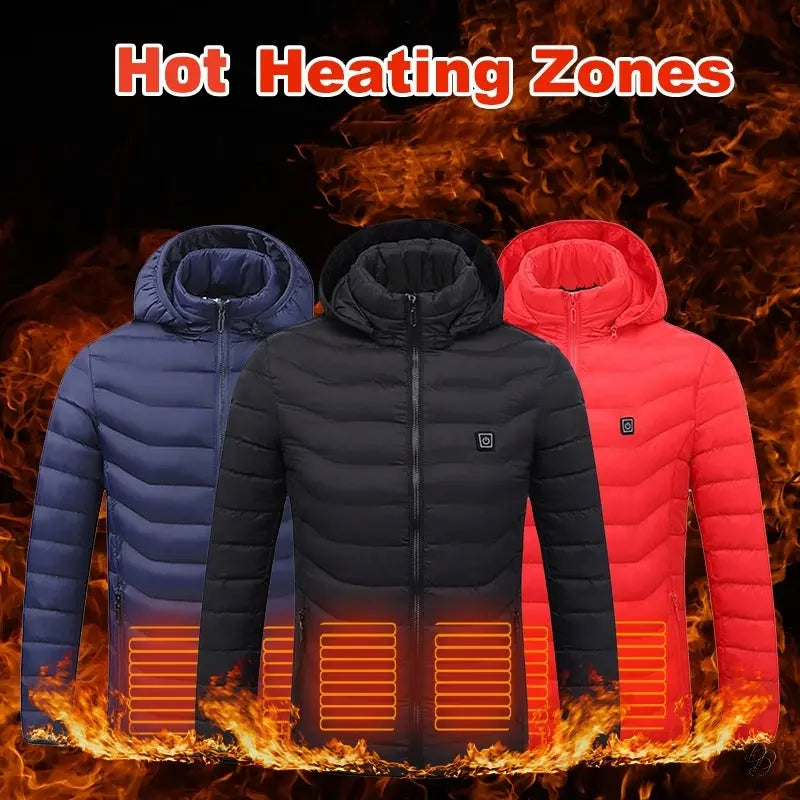 Conquer the Cold: The Heated Jacket with USB Power- Unisex CJ