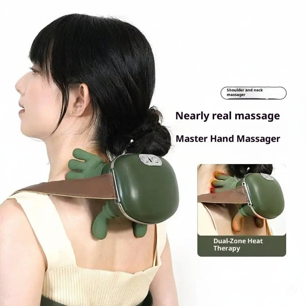 Trapezius Neck & Shoulder Massager Rechargeable Pain Relief CJ