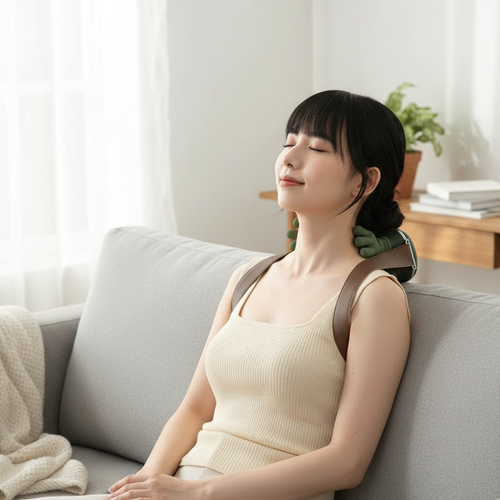 Trapezius Neck & Shoulder Massager Rechargeable Pain Relief