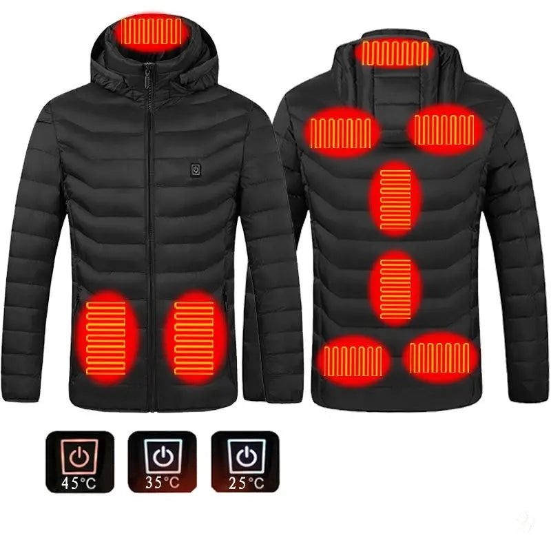 Conquer the Cold: The Heated Jacket with USB Power- Unisex CJ
