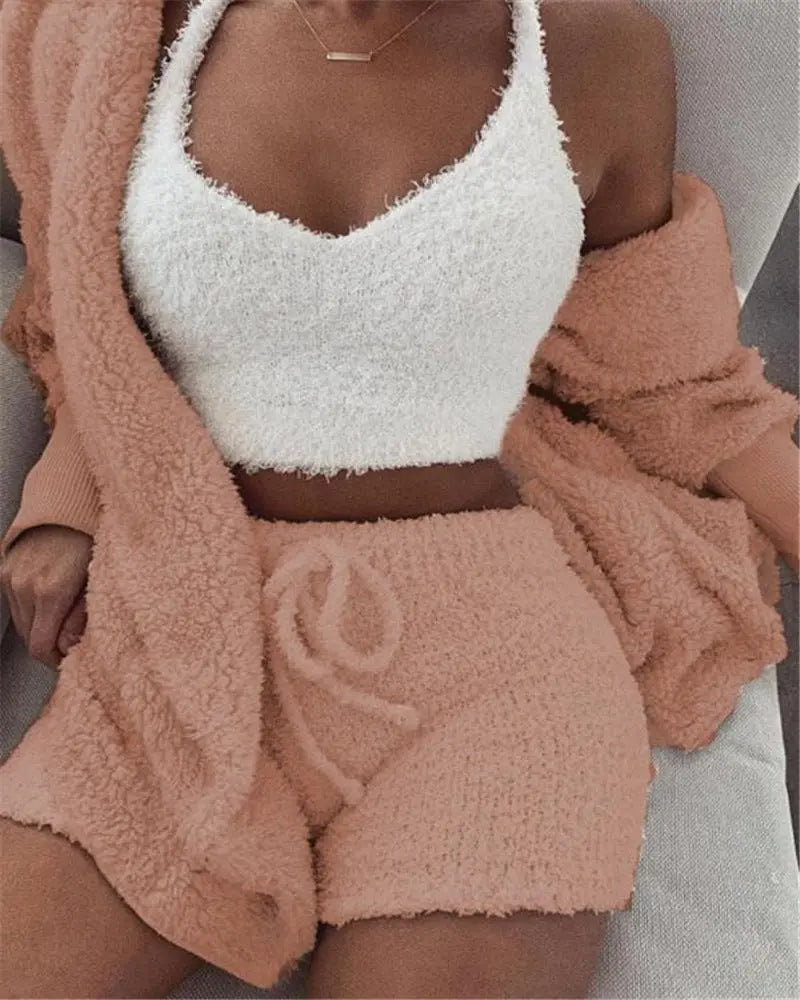 The "Velvet Dream" 3-Piece Lounge & Pajama Set CJ