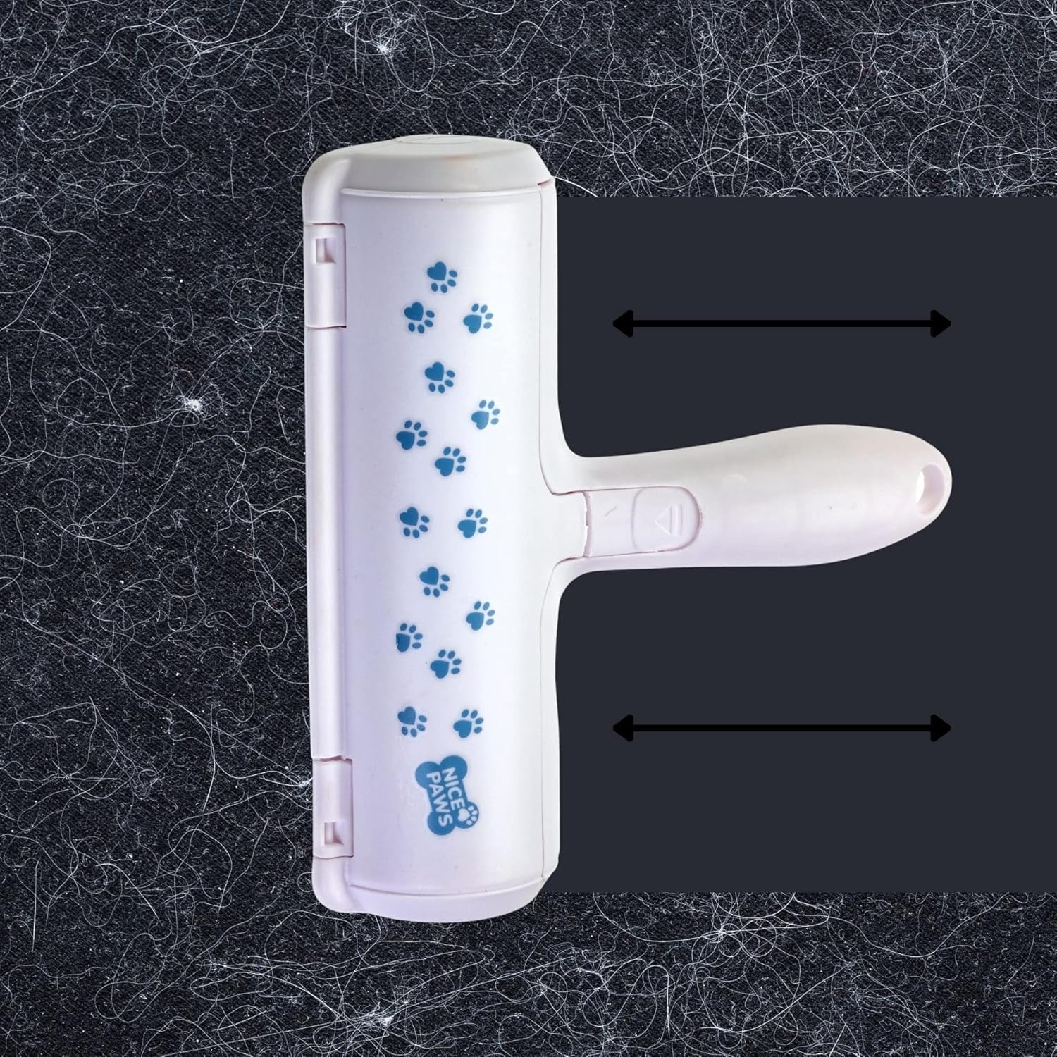 Pet Hair Remover - Reusable, Eco-Friendly Dog Hair Removal Roller for Clothes, Sofas, Beds & More, White