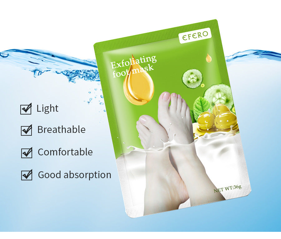 Exfoliating Foot Mask Foot SPA Pedicure Socks Removing Dead Skin Whitening Heels Feet Peeling Anti Cracked Foot Skin Care CJ