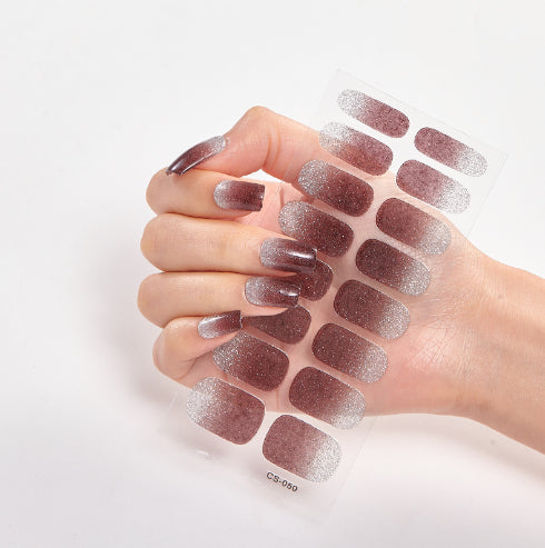 Salon-Quality Shine – Pure Color Nail Wraps CJ