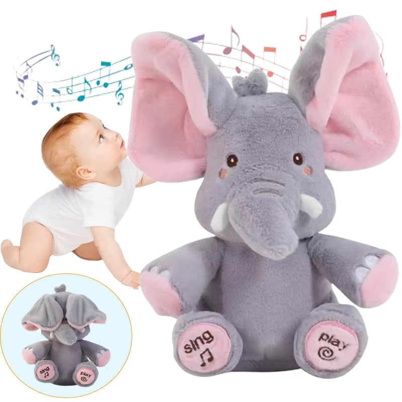 Interactive Musical Elephant Toy for Babies | Animated Plush Pet