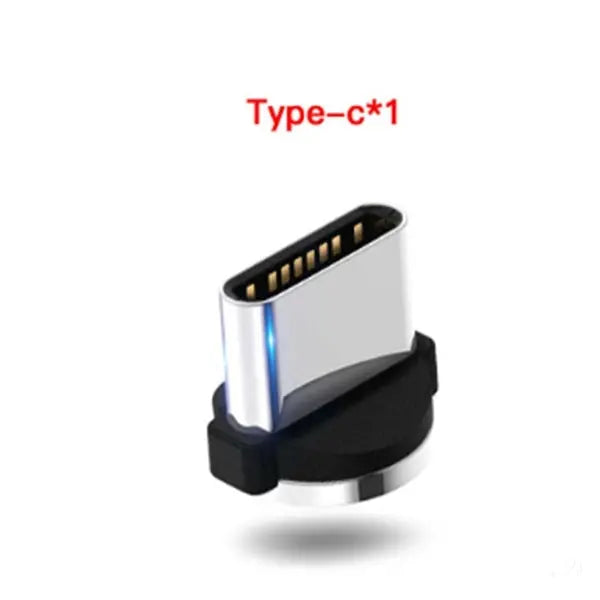 LED Magnetic Charger Cable – Fast Charge for iPhone/Android/Type‑C CJ