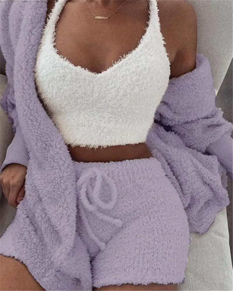The "Velvet Dream" 3-Piece Lounge & Pajama Set CJ