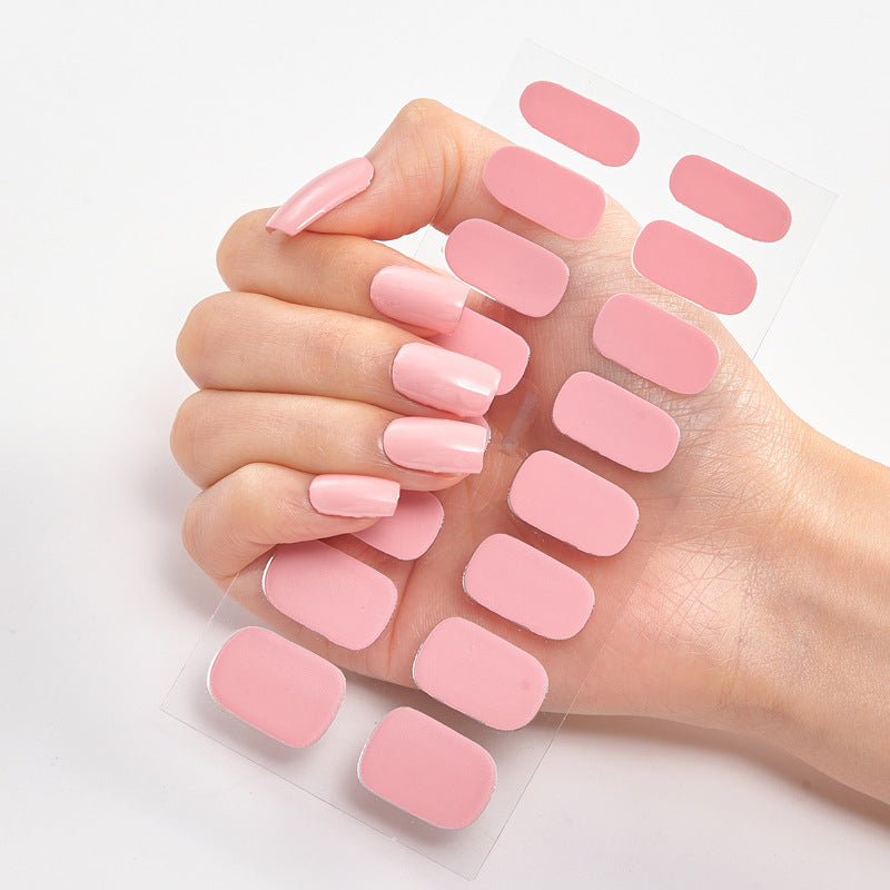 Salon-Quality Shine – Pure Color Nail Wraps CJ