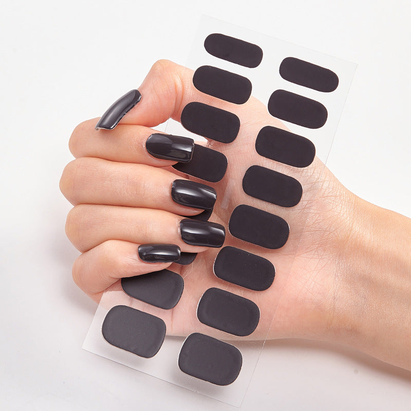 Salon-Quality Shine – Pure Color Nail Wraps CJ