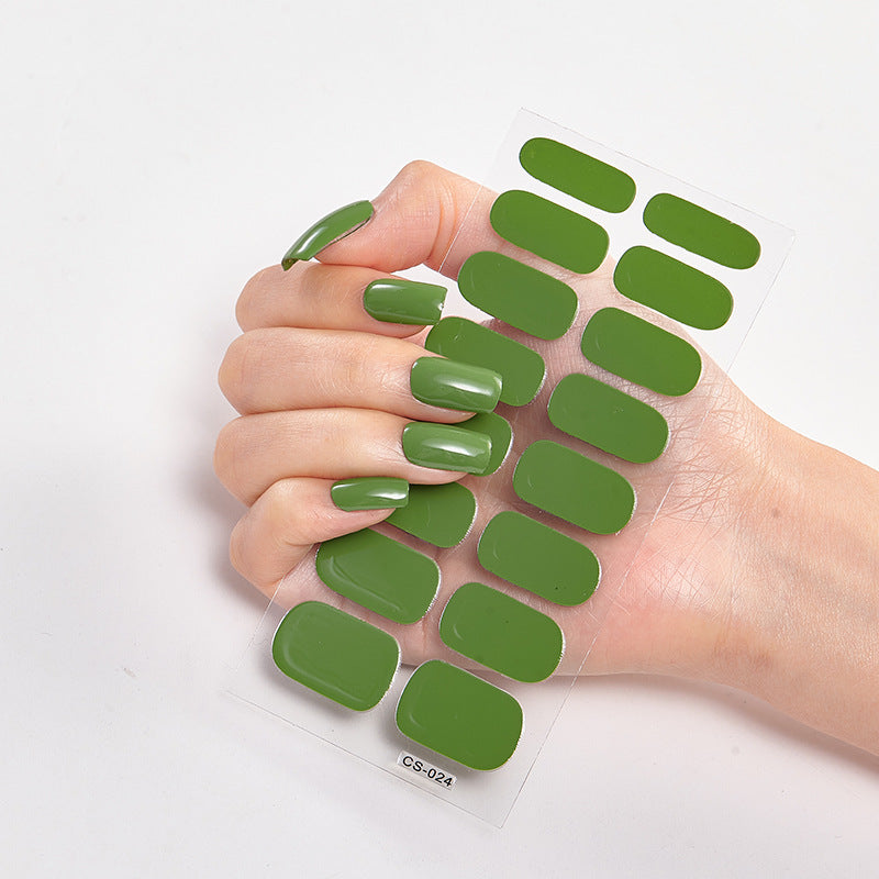 Salon-Quality Shine – Pure Color Nail Wraps CJ