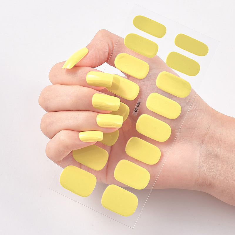 Salon-Quality Shine – Pure Color Nail Wraps CJ