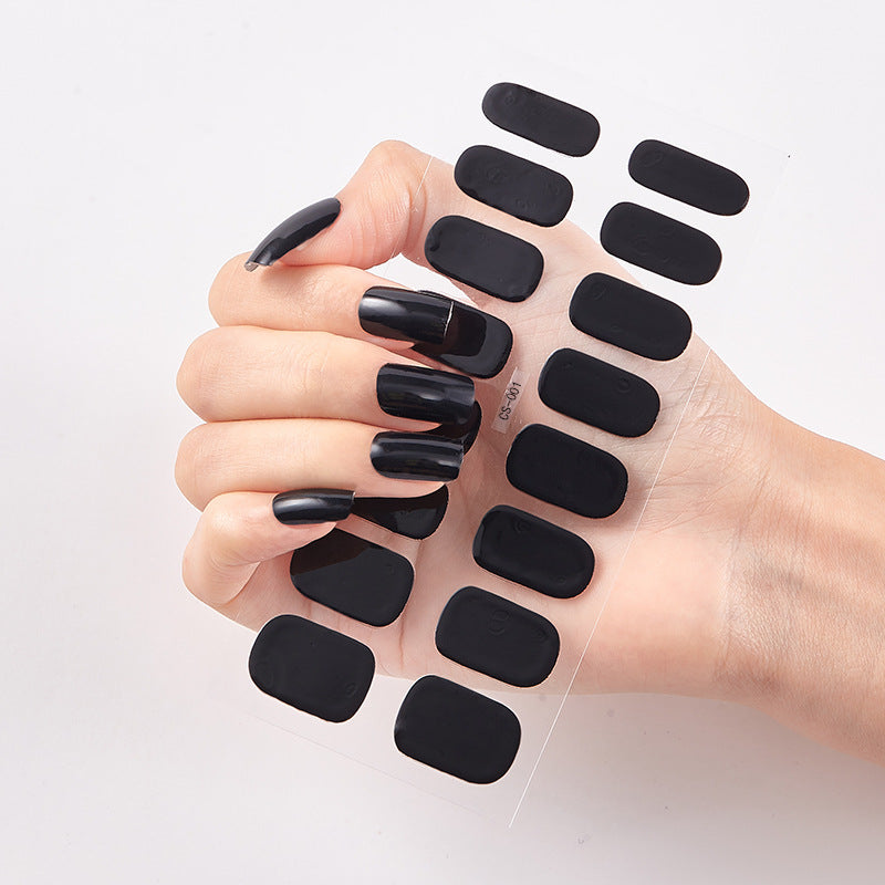 Salon-Quality Shine – Pure Color Nail Wraps