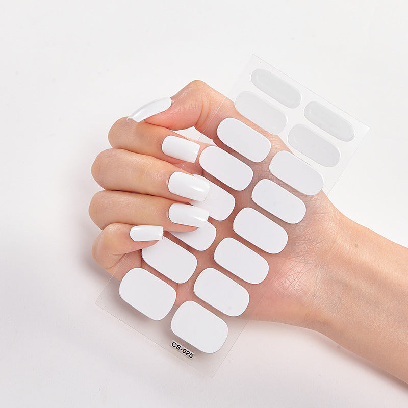 Salon-Quality Shine – Pure Color Nail Wraps CJ