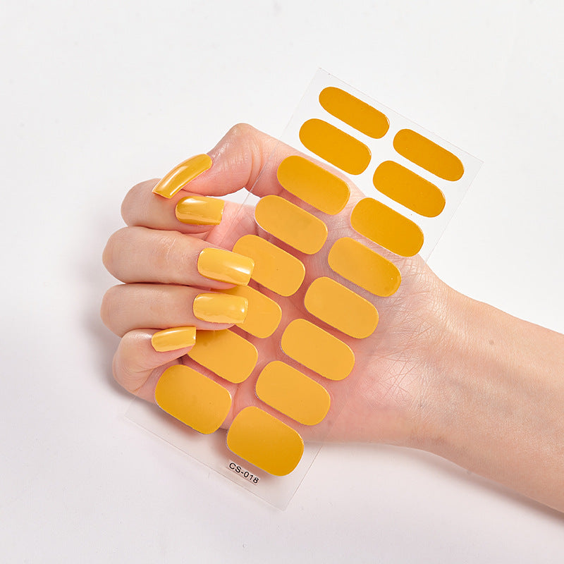 Salon-Quality Shine – Pure Color Nail Wraps CJ