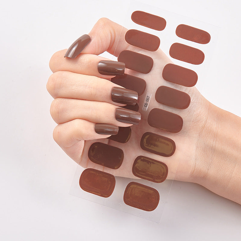 Salon-Quality Shine – Pure Color Nail Wraps CJ
