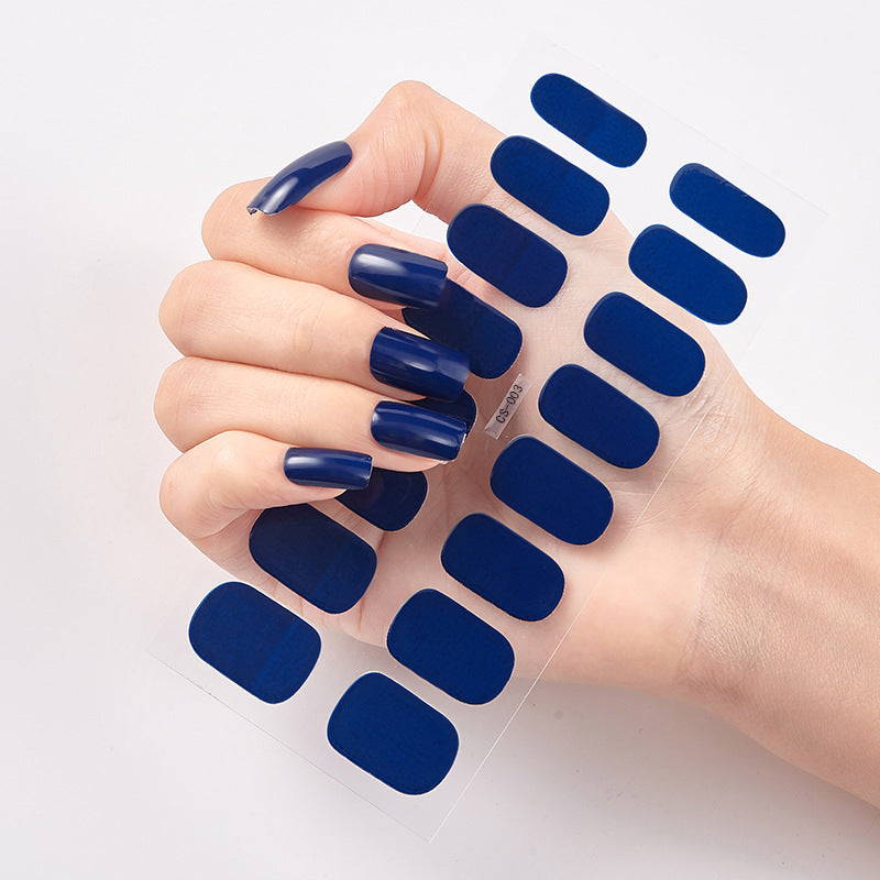 Salon-Quality Shine – Pure Color Nail Wraps CJ