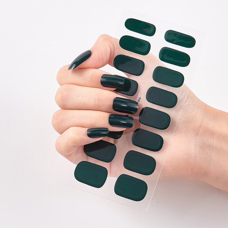 Salon-Quality Shine – Pure Color Nail Wraps CJ