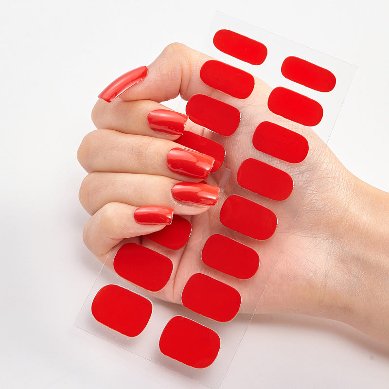 Salon-Quality Shine – Pure Color Nail Wraps CJ