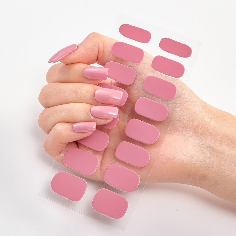 Salon-Quality Shine – Pure Color Nail Wraps CJ