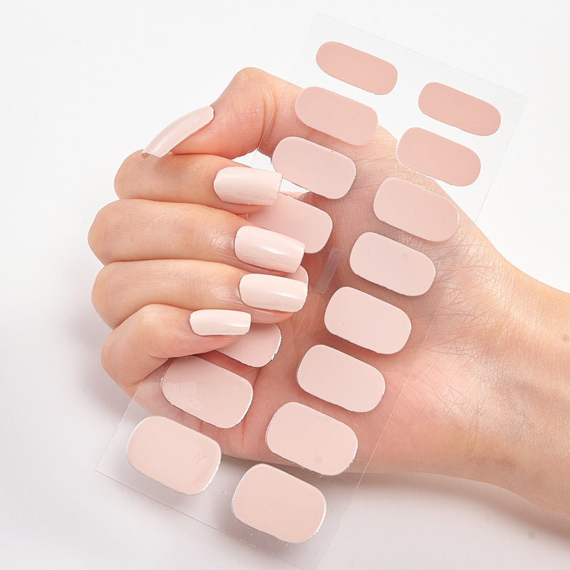Salon-Quality Shine – Pure Color Nail Wraps CJ