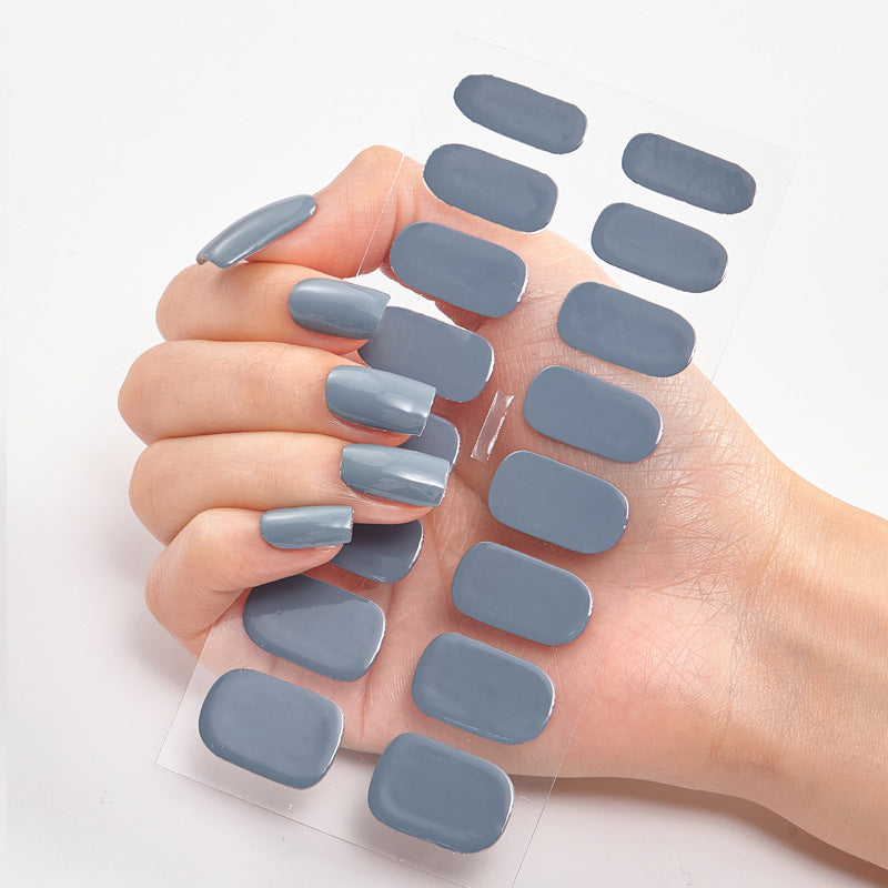 Salon-Quality Shine – Pure Color Nail Wraps CJ