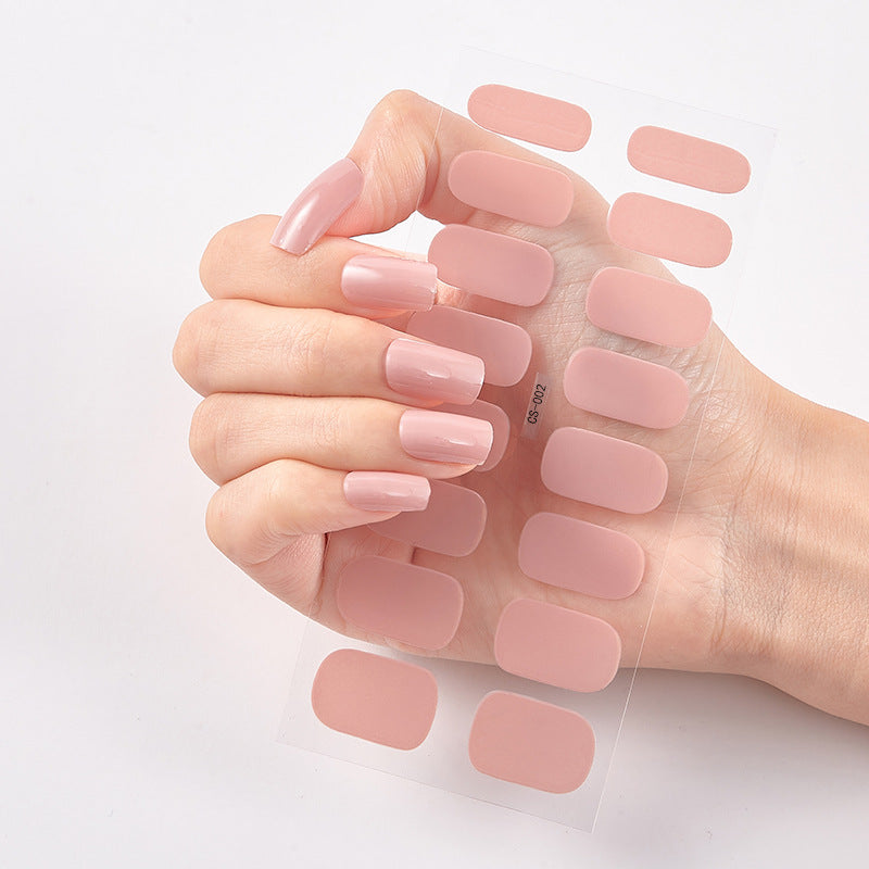 Salon-Quality Shine – Pure Color Nail Wraps CJ