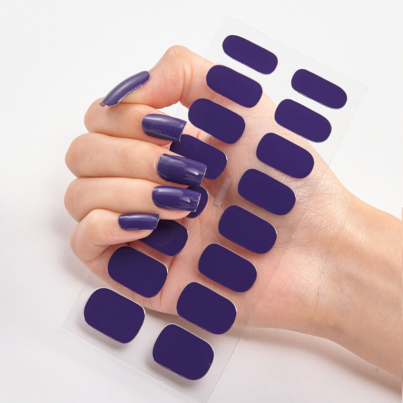 Salon-Quality Shine – Pure Color Nail Wraps